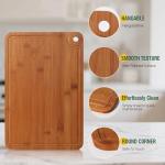 Set of 3 Bamboo Cutting Boards with Handle