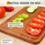 Set of 3 Bamboo Cutting Boards with Handle