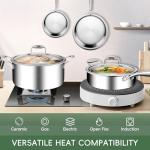 Stainless Steel 11-Piece Cookware Set
