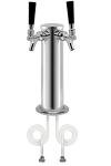 Kegco Double Tap Stainless Steel Draft Beer Kegerator