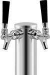 Kegco Double Tap Stainless Steel Draft Beer Kegerator