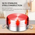 Stainless Steel 11-Piece Cookware Set