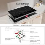 30 Inch Built-in Induction Cooktop with Boost Burner