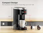 Bonsenkitchen Single Serve Coffee Maker with Strength Control