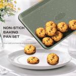 8-Piece Nonstick Bakeware Set in Green