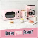 Nostalgia 12-Cup Pink Programmable Coffee Maker