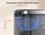 Bonsenkitchen Single Serve Coffee Maker with Strength Control