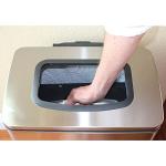 Trash Krusher Manual Trash Compactor, 40L Stainless Steel