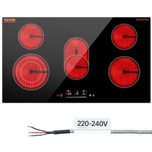 VEVOR 36-Inch 5-Burner Electric Cooktop