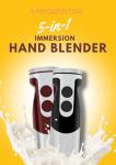 MegaWise Pro 5-in-1 Powerful Immersion Blender
