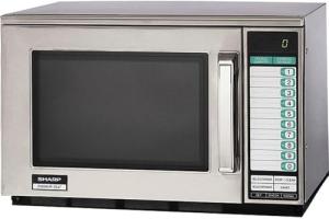 Sharp R-25JTF Silver Microwave Oven