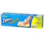 Ziploc Freezer Bags for Perfect Portions, 75 Count