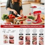 21-Piece Meat Grinder & Cheese Grater Set