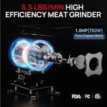 ARINOO 1HP Heavy Duty Meat Grinder #22