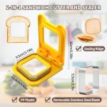 2-in-1 Uncrustable Sandwich Maker and Sealer