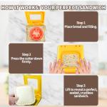 2-in-1 Uncrustable Sandwich Maker and Sealer