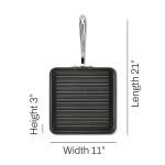 All-Clad HA1 Nonstick Grill Pan, 11x11 Inch