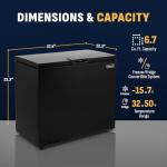 Newair 6.7 Cu. Ft. Quiet Chest Freezer