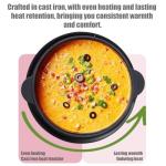 Artestia 5-Cup Cast Iron Fondue Pot Set