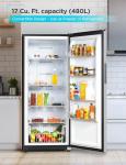 BLACK+DECKER 17 Cu. Ft. Convertible Freezer Refrigerator