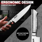 Huusk 15-Piece Japanese Stainless Steel Knife Set