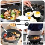 4-Piece Silicone Cooking Utensil Set with Steel Handles
