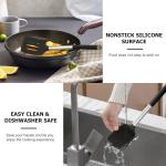 4-Piece Silicone Cooking Utensil Set with Steel Handles