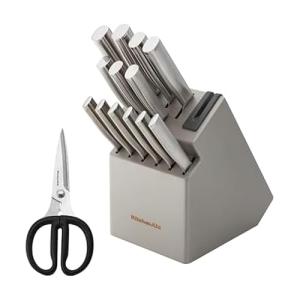 KitchenAid 15-Piece Stainless Steel Knife Block Set