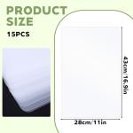 15-Piece Flexible Plastic Cutting Mats Set