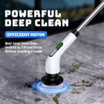 VigorDay Cordless Electric Spin Scrubber with 7 Brushes