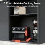 10QT Air Fryer Toaster Oven with 5 Functions