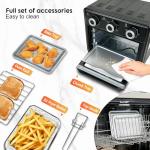 10QT Air Fryer Toaster Oven with 5 Functions