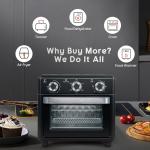 10QT Air Fryer Toaster Oven with 5 Functions