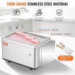 VEVOR 120W Fried Ice Cream Roll Maker Machine
