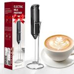 Handheld Electric Milk Frother with Stand