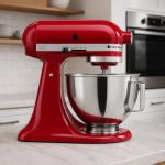 KitchenAid 4.5 Quart Tilt-Head Stand Mixer, Red