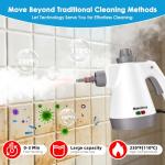 Handheld Steam Cleaner with 13 Tools and Safety Locks
