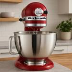 KitchenAid 4.5 Quart Tilt-Head Stand Mixer, Red