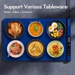 Portable Electric Warming Tray with Timer and Lock