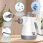 Handheld Steam Cleaner with 13 Tools and Safety Locks