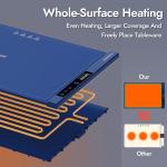 Portable Electric Warming Tray with Timer and Lock