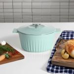 Martha Stewart 3-Quart Cast Iron Dutch Oven