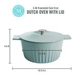 Martha Stewart 3-Quart Cast Iron Dutch Oven