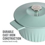 Martha Stewart 3-Quart Cast Iron Dutch Oven