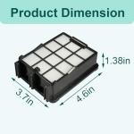 4-Pack Replacement Filter for Hoover Upright Vacuums