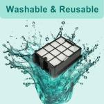 4-Pack Replacement Filter for Hoover Upright Vacuums