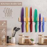 12-Piece Color-Coded Kitchen Knife Set