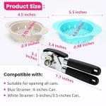 Magnetic Can Opener and Strainer Set