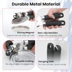 Magnetic Can Opener and Strainer Set
