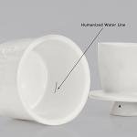 Porcelain Butter Keeper with Spreader - White